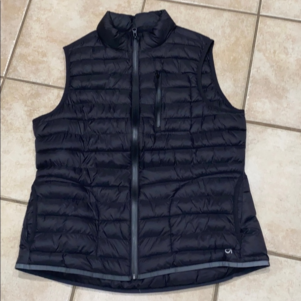 Gap women black VEDT Jacket size L G Gap